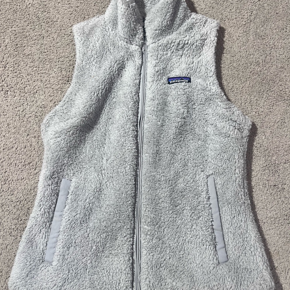 Patagonia Light Gray Fleece Jacket